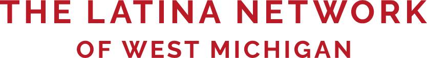 Latina Network of West Michigan logo, consisting of their name in red font.